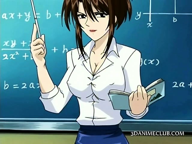 Teacher Anime Porn - Free Mobile Porn - Anime School Teacher In Short Skirt Shows ...